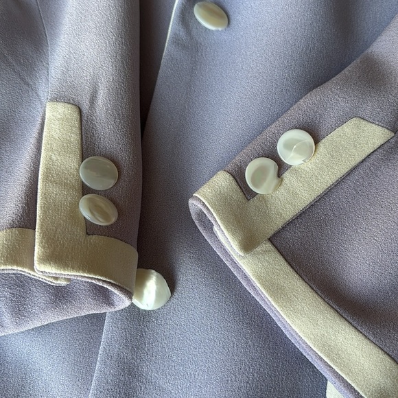 Vintage lilac purple blazer coat - Picture 7 of 8